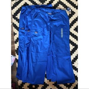 Cherokee Scrub Pants - Royal Blue - Size Medium